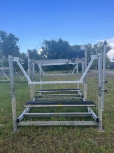 Used Boat Lift 1,500lb ShoreStation PWC Lift Includes Poly Bunks Drop Sides Solar Panel Battery Motor
